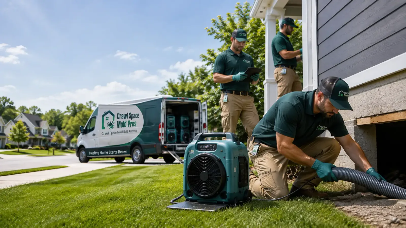Crawl Space Mold Removal in Barnegat Light, NJ